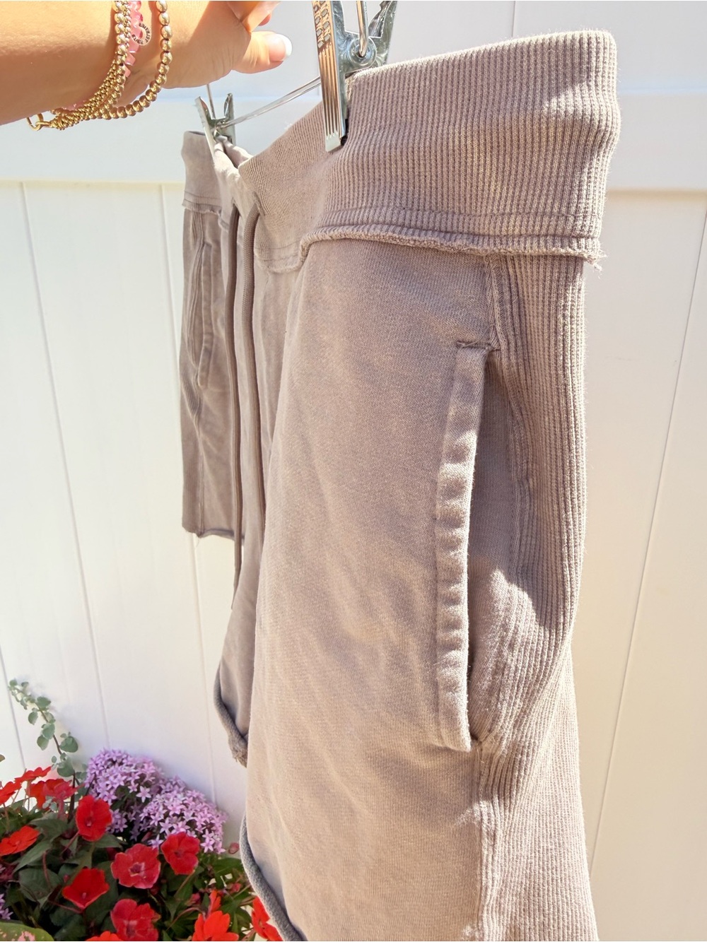 JoyLab Taupe Drawstring Athletic Shorts - Picture 5 of 5